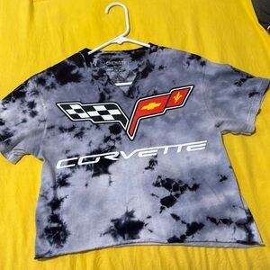 Corvette cropped tee